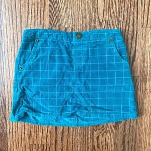 OshKosh B'gosh Genuine Kids Teal Corduroy Toddler Skirt - Size 3t